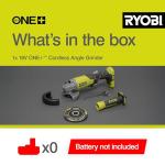 Ryobi 18V ONE+ Angle Grinder – Tool Only