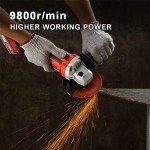 TEENO 21V Cordless Angle Grinder with Batteries