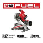 Milwaukee M18 Fuel 10" Dual Bevel Miter Saw