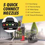 Bimson 2900 PSI Petrol Pressure Washer with Nozzles