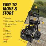 Bimson 2900 PSI Petrol Pressure Washer with Nozzles