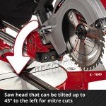 Einhell 36V Cordless Sliding Mitre Saw with LED