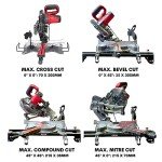 Excel 216mm Sliding Compound Mitre Saw with Laser