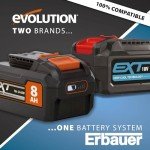 Evolution R255SMS-DB-Li Cordless Double Bevel Mitre Saw