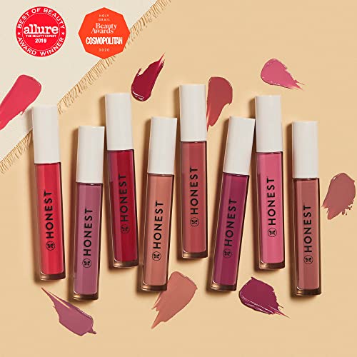 Honest Beauty Hydrating Liquid Lipstick, EWG Verified, Vegan