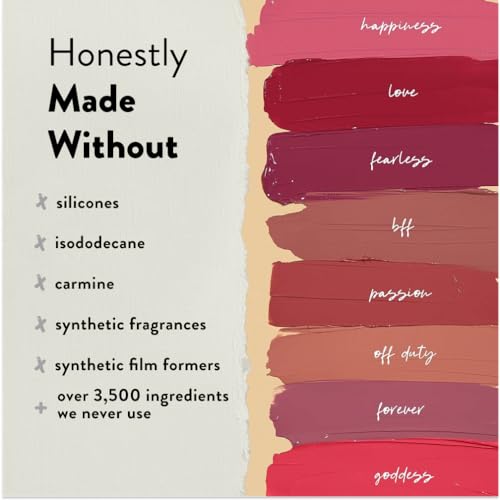 Honest Beauty Hydrating Liquid Lipstick, EWG Verified, Vegan