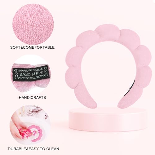 Organic Makeup Headband for Face Washing, Skincare, Exfoliation