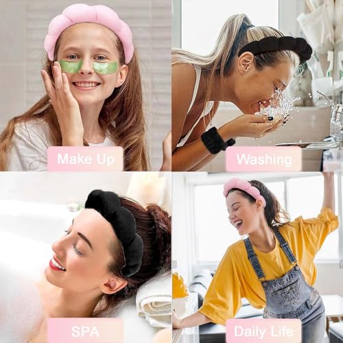 Organic Makeup Headband for Face Washing, Skincare, Exfoliation