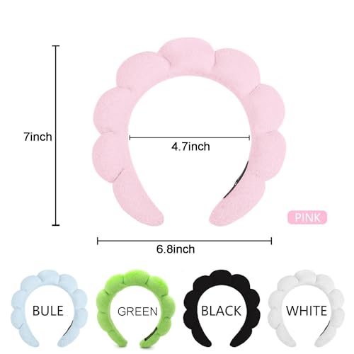 Organic Makeup Headband for Face Washing, Skincare, Exfoliation