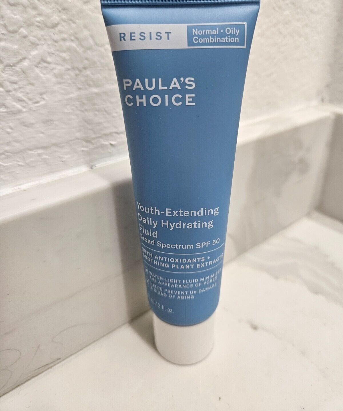 Organic SPF 50 Moisturizer for Oily Skin, 2 oz