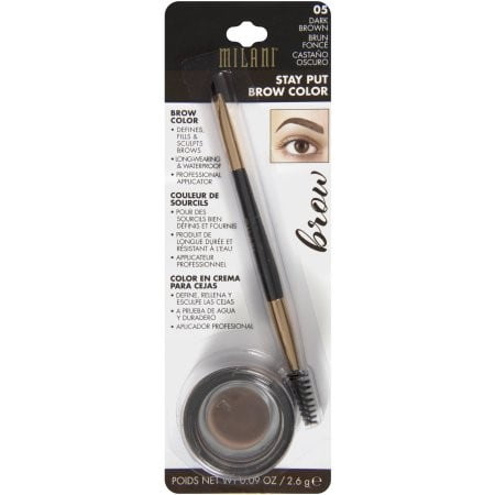 Milani Stay Put Vegan Brow Color - Dark Brown