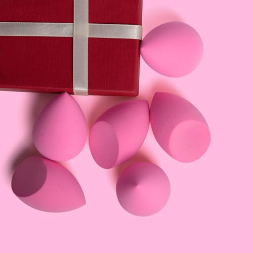 BEAKEY 10pcs Organic Makeup Sponge Set, Bouncy and Soft