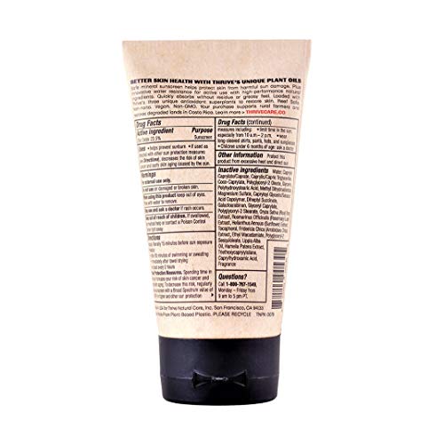 Thrive Natural Care Body Mineral Sunscreen SPF50, Vegan
