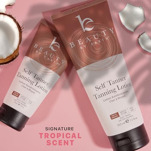 Organic Self Tanning Lotion for Natural Bronzed Glow