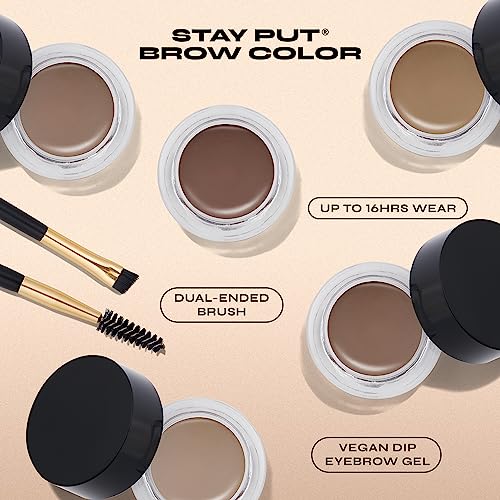 Milani Stay Put Vegan Brow Color - Dark Brown