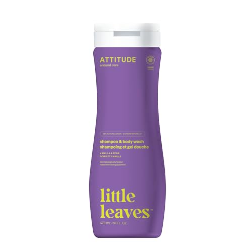 ATTITUDE Kids Shampoo & Body Wash, Vanilla & Pear