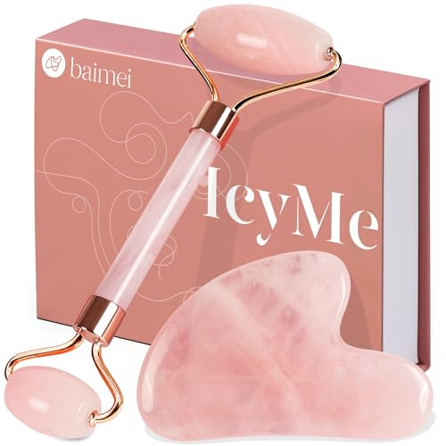 BAIMEI IcyMe Jade Roller & Gua Sha Set