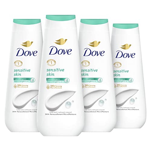Organic Dove Body Wash 4 Count Hypoallergenic 20 oz