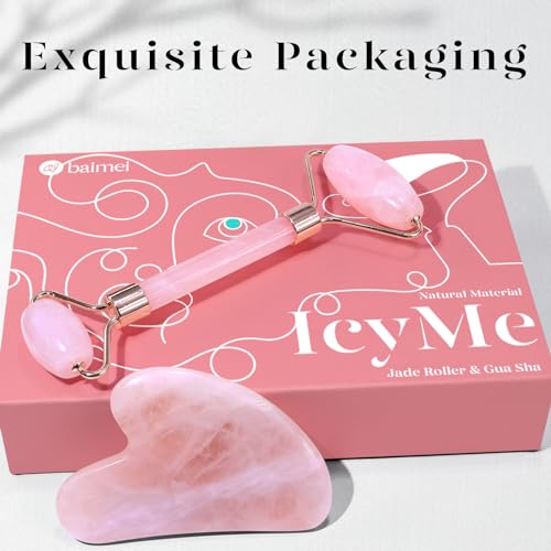 BAIMEI IcyMe Jade Roller & Gua Sha Set
