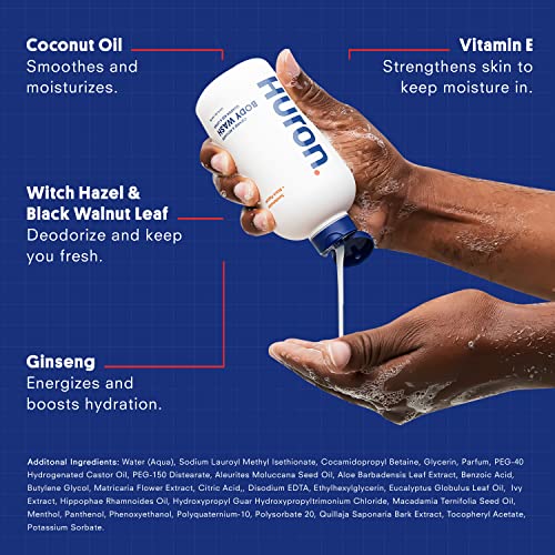 Huron Men's Citrus Body Wash - Moisturizing & Energizing