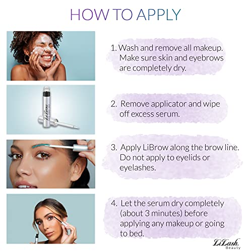 LiBrow® Organic Eyebrow Serum for Fuller, Thicker Brows