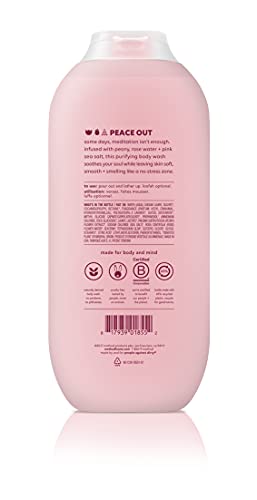 Organic Body Wash, Pure Peace, Paraben-Free, 18 oz
