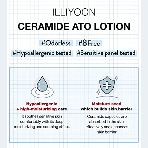 Organic Illiyoon Ceramide Ato Lotion for Dry Skin