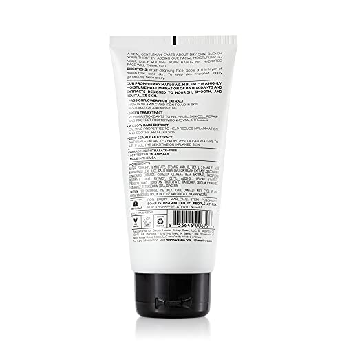 MARLOWE. No. 123 Men's Facial Moisturizer 6 oz