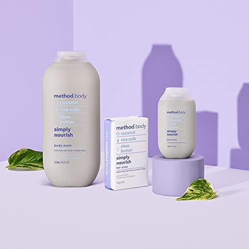 Organic Body Wash, Nourishing Formula, 18 oz (Pack of 3)