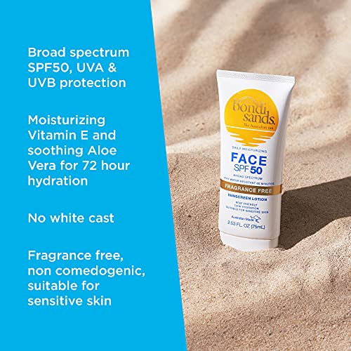 Bondi Sands Fragrance Free SPF 50 Face Lotion