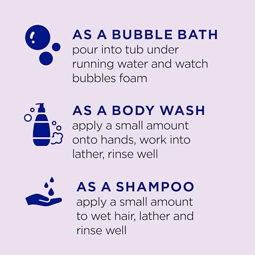 Organic Kids' 3-in-1 Sleep Bath Set: Bubble Bath, Body Wash & Shampoo