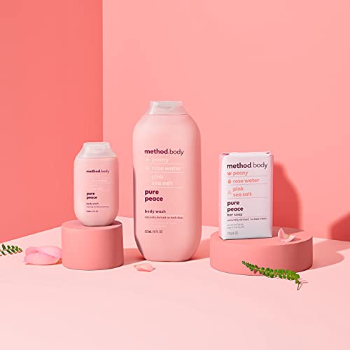 Organic Body Wash, Pure Peace, Paraben-Free, 18 oz