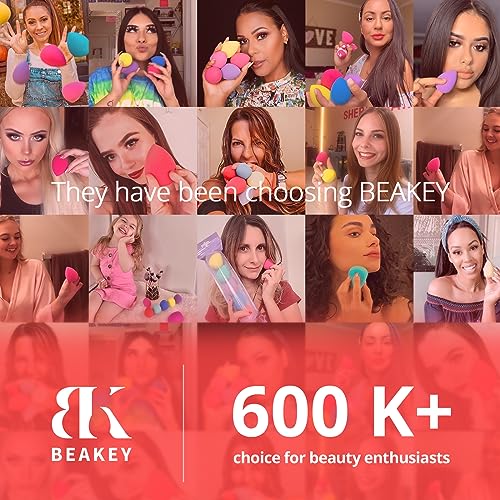 BEAKEY Organic Makeup Sponge Set for flawless application