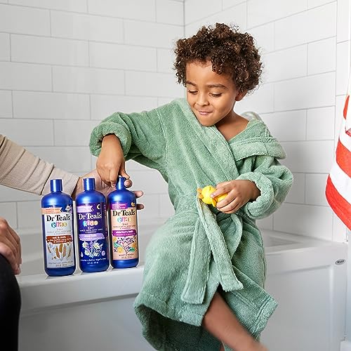 Organic Kids' 3-in-1 Sleep Bath Set: Bubble Bath, Body Wash & Shampoo