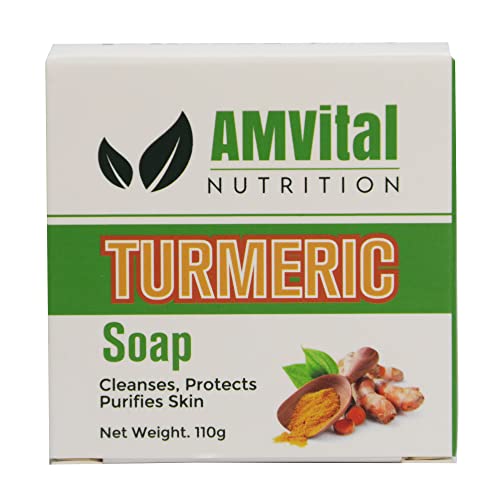 Organic Turmeric Soap Bar for Acne, Dark Spots