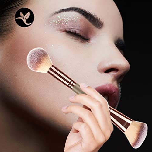 Organic Double-ended Contour Makeup Brush for Blending