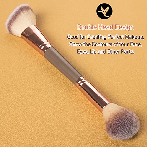 Organic Double-ended Contour Makeup Brush for Blending