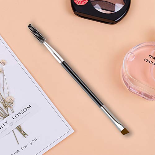 Professional Dual Angled Eyebrow Brush and Spoolie
