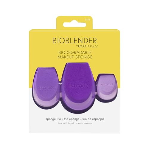 EcoTools Bioblender Makeup Sponge Trio - Natural Beauty Sponges