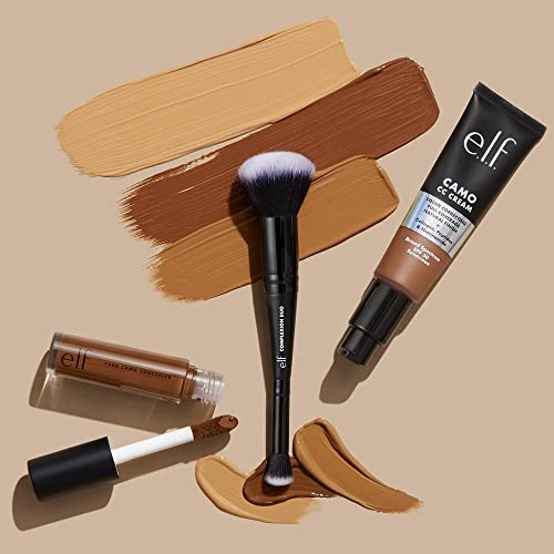 e.l.f. Vegan Complexion Duo Brush for Airbrushed Finish
