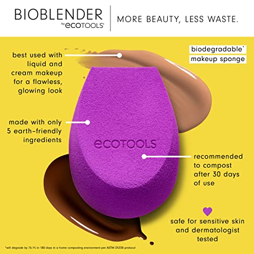 EcoTools Bioblender Makeup Sponge Trio - Natural Beauty Sponges