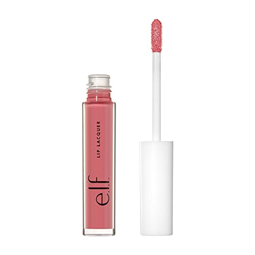 Organic Vegan Lip Lacquer in Wild Rose, 0.08 Fl Oz