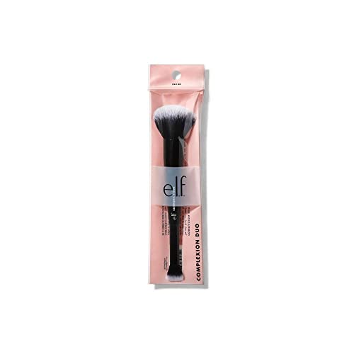 e.l.f. Vegan Complexion Duo Brush for Airbrushed Finish