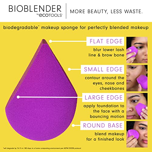 EcoTools Bioblender Makeup Sponge Trio - Natural Beauty Sponges