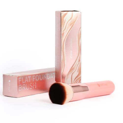 DUcare Flat Top Kabuki Foundation Brush, Pink