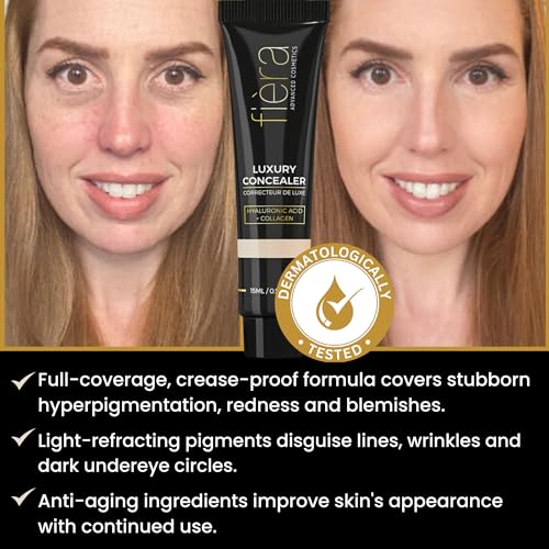 Fièra Luxury Organic Concealer - All-Day Anti-Aging Coverage