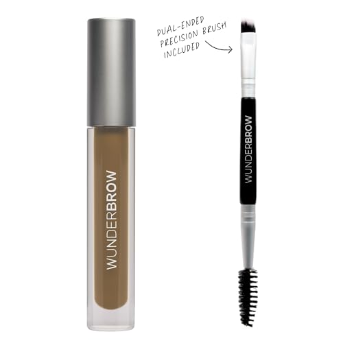WUNDERBROW Waterproof Eyebrow Gel in Black/Brown, Vegan