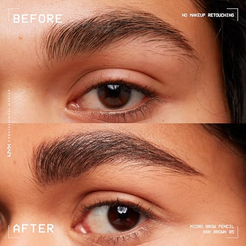 Organic Micro Brow Pencil in Ash Brown Color