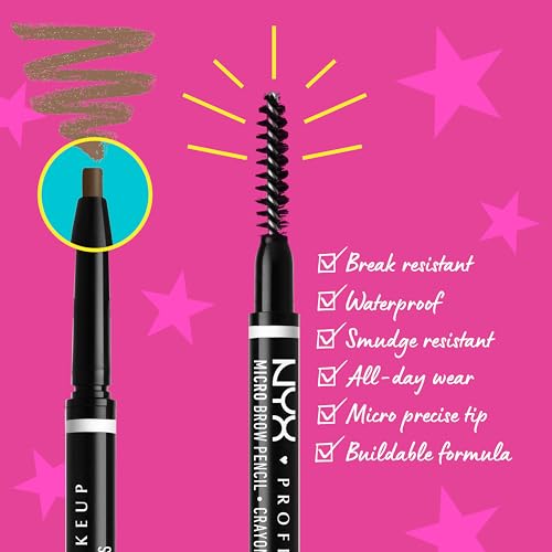 NYX Micro Brow Pencil - Organic Taupe Eyebrow Makeup