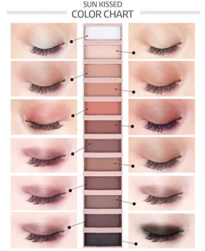 Natural Nude Eyeshadow Palette Set - 12 Colors